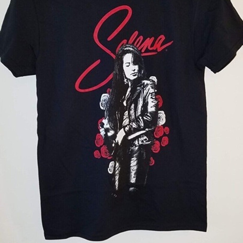 Selena T Shirt Music Singer Red Mexican Rose Shirt